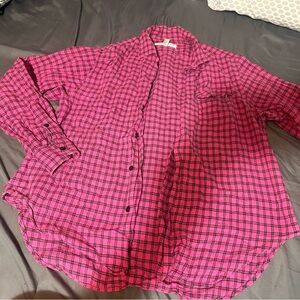 Cambridge Dry Goods Fuchsia Checkered Shirt